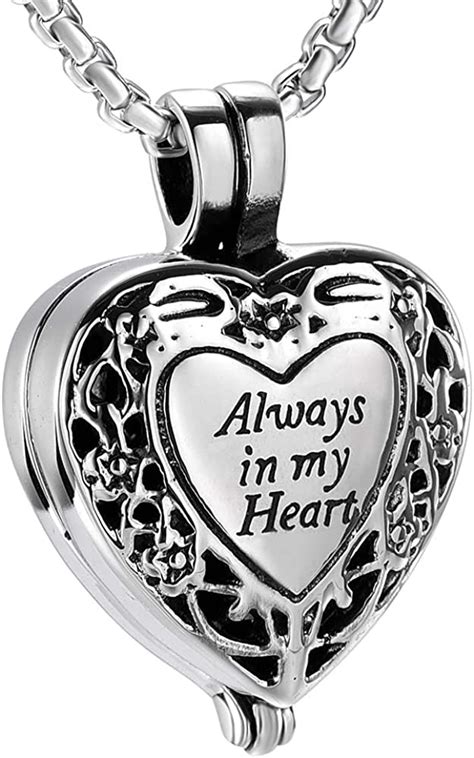 Amazon cremation jewelry for ashes - Ashes Keepsake Urn Necklace Cremation Jewellery Women, Stainless Steel Memorial Hollow Heart Teardrop Ash Hair Locket Pendant Chain,w/Funnel Kit. 33. £1398. Save 5% on any 4 qualifying items. FREE delivery Tue, 10 Oct on your first eligible order to …